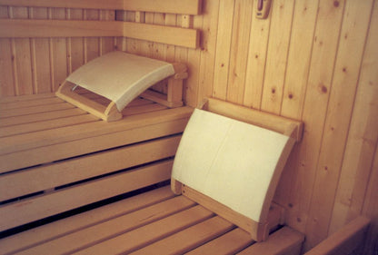 Sauna-Kopfstütze mit geschweiften Seitenteilen ca. 45 x 40 x 20 cm