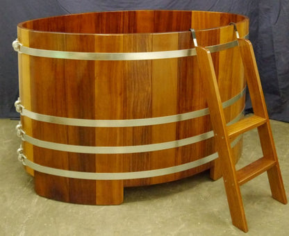 Sauna Tauchbecken / Tauchbottich innen und außen transparente Hygieneversiegelung (168 cm lang x 106 cm breit)