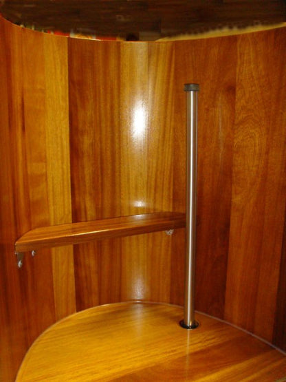 Sauna Tauchbecken / Tauchbottich aus Lärche innen und außen transparente Hygieneversiegelung (149 cm lang x 90 cm breit)